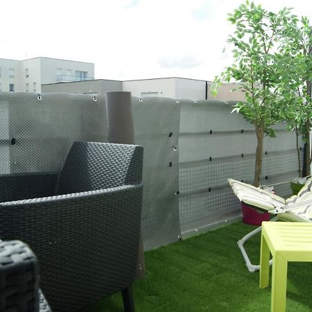 Appartement Victoria-T2-41m2-Balcon, wifi, linge, produits, ménage inclus à Reims Extérieur photo